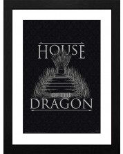 Plakat s okvirom GB eye Television: House of the Dragon - Iron Throne