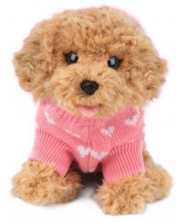 Plišana igračka Studio Pets - Pas Pudlica s bluzom, Cookie, 23 cm