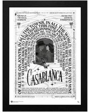Plakat s okvirom GB eye Movies: Casablanca - Casablanca -1