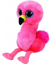 Plišana igračka TY Toys Beanie Boos – Ružičasti flamingo Gilda, 15 sm -1