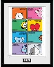 Uramljeni plakat GB eye Animation: BT21 - Compilation