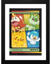 Plakat s okvirom GB eye Games: Pokemon - Scarlet & Violet Starters