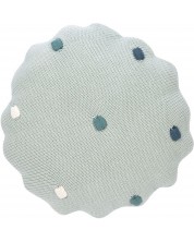 Pleteni jastuk Lassig - Dots, 25 х 25 cm, mint -1