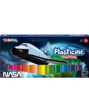 Plastelin Colorino - Nasa, 12 boja -1