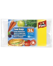 Vrećice za hranu Fino - Mikroten, 3 L, 25 х 35 cm, 50 komada -1