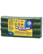 Plastelin Astra - 1 kg, Tamnozeleni -1