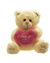 Plišana igračka Tea Toys - Medvjed sa srcem, 25 cm -1