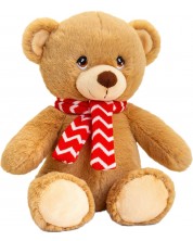 Plišana igračka Keel Toys Keeleco - Medvjed sa šalom, 25 cm