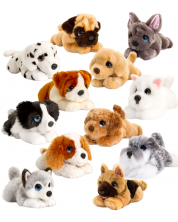 Plišana igračka Keel Toys - Ležeće štene, 25 cm, asortiman