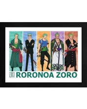 Plakat s okvirom GB eye Animation: One Piece - "Pirate Hunter" Zoro  -1