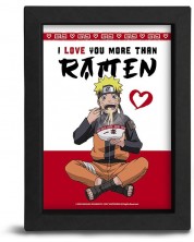 Poster s okvirom The Good Gift Animation: Naruto - I love you more than ramen
