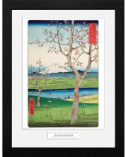 Plakat s okvirom GB eye Art: Hiroshige - The Outskirts of Koshigay -1