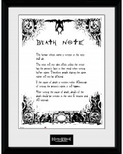 Plakat s okvirom GB eye Animation: Death Note - Rules -1