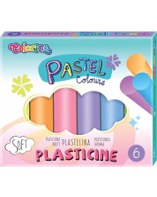 Plastelin Colorino Pastel - 6 boja