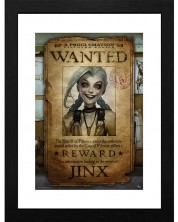 Plakat s okvirom GB eye Games: League of Legends - Jinx Wanted Poster -1