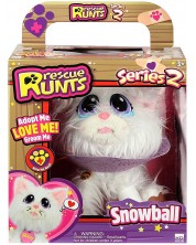 Plišana igračka Rescue Runts Spasi životinju - Snowball -1