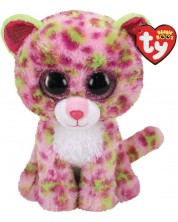 Plišana igračka TY Toys - Leopard Lainey, ružičasti, 24 cm