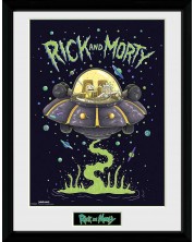 Plakat s okvirom GB eye Animation: Rick & Morty - Ship -1