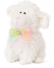 Plišana igračka Amek Toys - Bijela ovca s trakom u boji, 28 cm -1