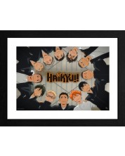 Uramljeni plakat GB eye Animation: Haikyu!! - Karasuno Fight -1