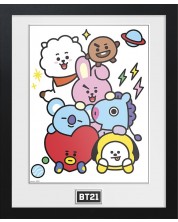 Uramljeni plakat GB eye Animation: BT21 - Characters