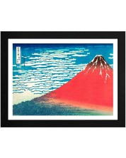 Plakat s okvirom GB eye Art: Hokusai - Red Fuji -1