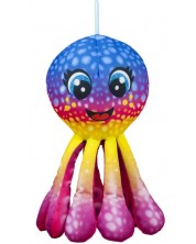 Plišana igračka Amek Toys -  Šarena hobotnica, plava, 25 сm -1