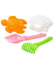 Set za plažu Polesie Toys - Kornjača, 4 dijela -1