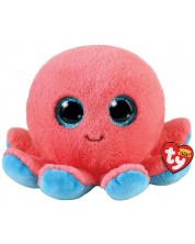 Plišana igračka TY  Toys - Hobotnica Sheldon, 15 cm -1