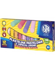 Plastelin Astra - S aromom limete, 12 boja
