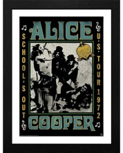 Plakat s okvirom GB eye Music: Alice Cooper - School's out Tour -1