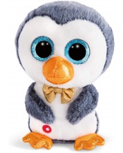 Plišana igračka Nici Glubschis - Božićni pingvin, 15 cm