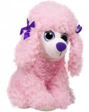 Plišana igračka Amek Toys - Pudl s velikim očima, ružičasti, 26 сm -1