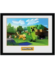 Plakat s okvirom GB Eye Games: Minecraft - Ocelot Chase