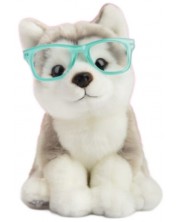 Plišana igračka Studio Pets - Haski pas s naočalama, Wolfie, 23 cm