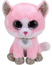 Plišana igračka TY Toys - Mače Fiona, ružičasto, 15 cm