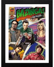 Plakat s okvirom GB eye Television: The Big Bang Theory - Bazinga