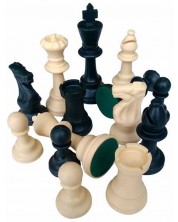 Plastične šahovske figure s filcom Manopoulos, 95 mm