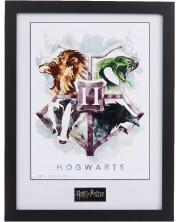 Plakat s okvirom GB eye Movies: Harry Potter - Hogwarts -1