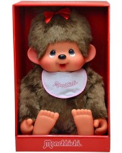 Plišana igračka Monchhichi - Majmunčica s podbradnjakom, 80 cm -1