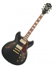 Poluakustična gitara Ibanez - AS73G, Black Flat -1