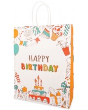 Poklon vrećica - Happy Birthday, XL