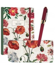 Poklon set Victoria's Journals - Poppy, 3 dijela, u kutiji -1