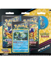 Pokemon TCG: Sword & Shield 12.5 Crown Zenith Pin Collection - Inteleon