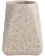 Držač četkica za zube Inter Ceramic - Isla, 7.9 x 9.8 cm, bež -1