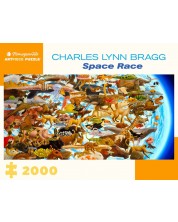 Slagalica Pomegranate od 2000 dijelova - Svemirska utrka, Charles Lynn Bragg -1