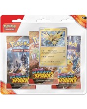 Pokemon TCG: Scarlet & Violet 8 Surging Sparks 3 Pack Blister - Zapdos -1