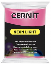 Polimerna glina Cernit Neon Light - Ciklama, 56 g