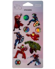 Pop-up naljepnice Cool Pack Black - Disney 100, The Avengers -1