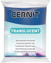 Polimerna glina Cernit Translucent - Safir, 56 g